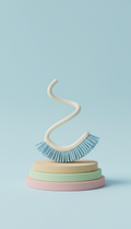 Bendable Microfiber Bathroom Scrubber
